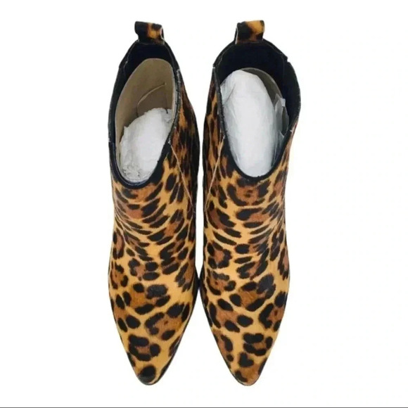 Nine West Lexa Calf Hair Ankle Booties Size 6.5M - Picture 4 of 13